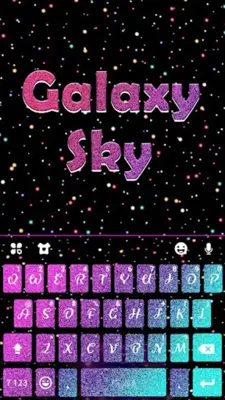 Colorful 3D Galaxy Theme android App screenshot 0